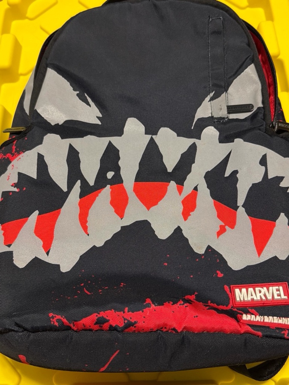 Sprayground Kids Backpack Marvel Black Red Gray
